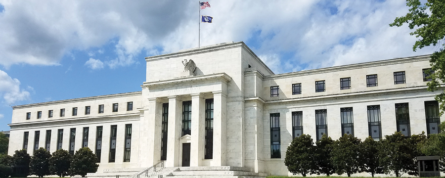 The Federal Reserve building in Washington, D.C